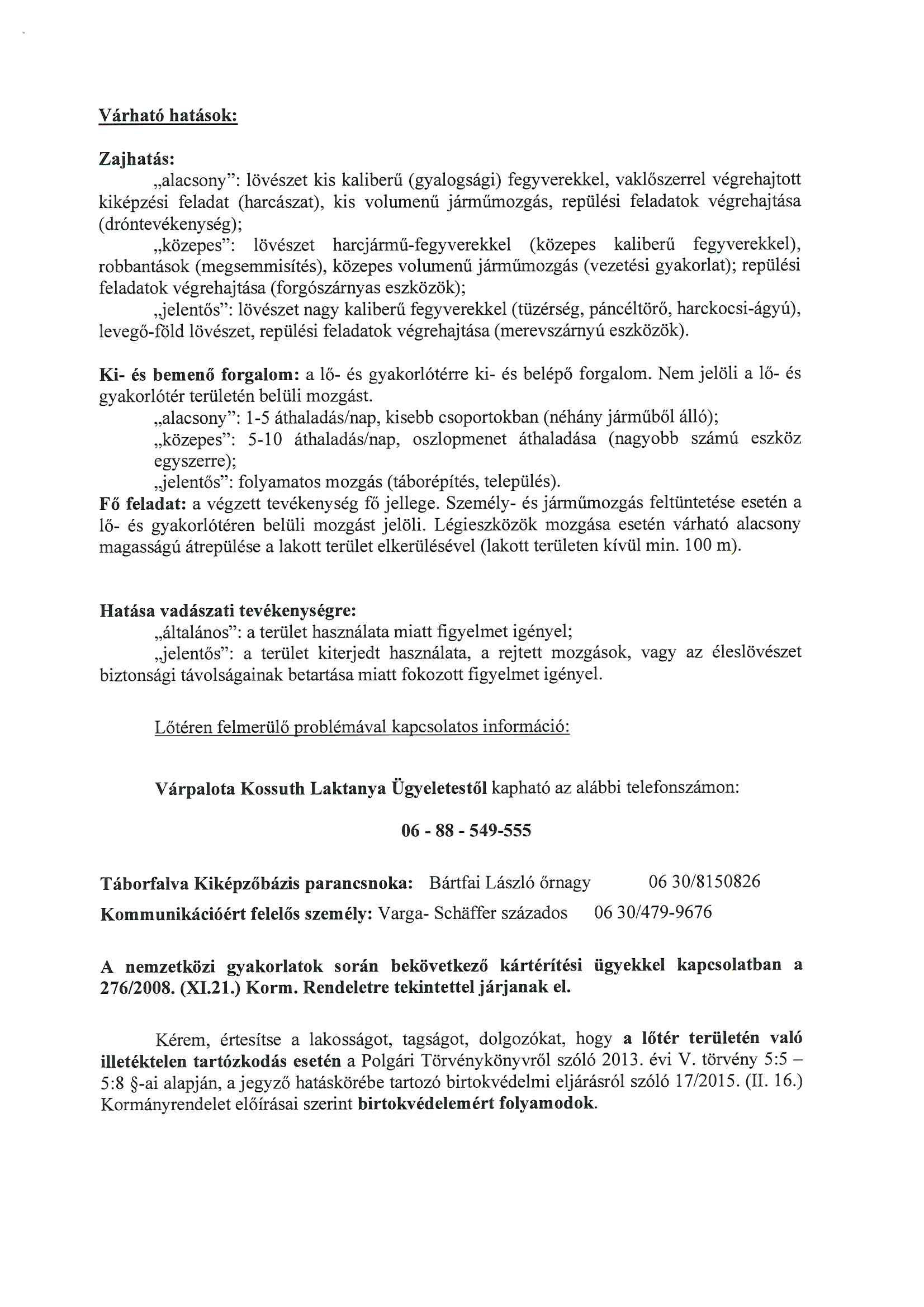 Lőtérértesítő