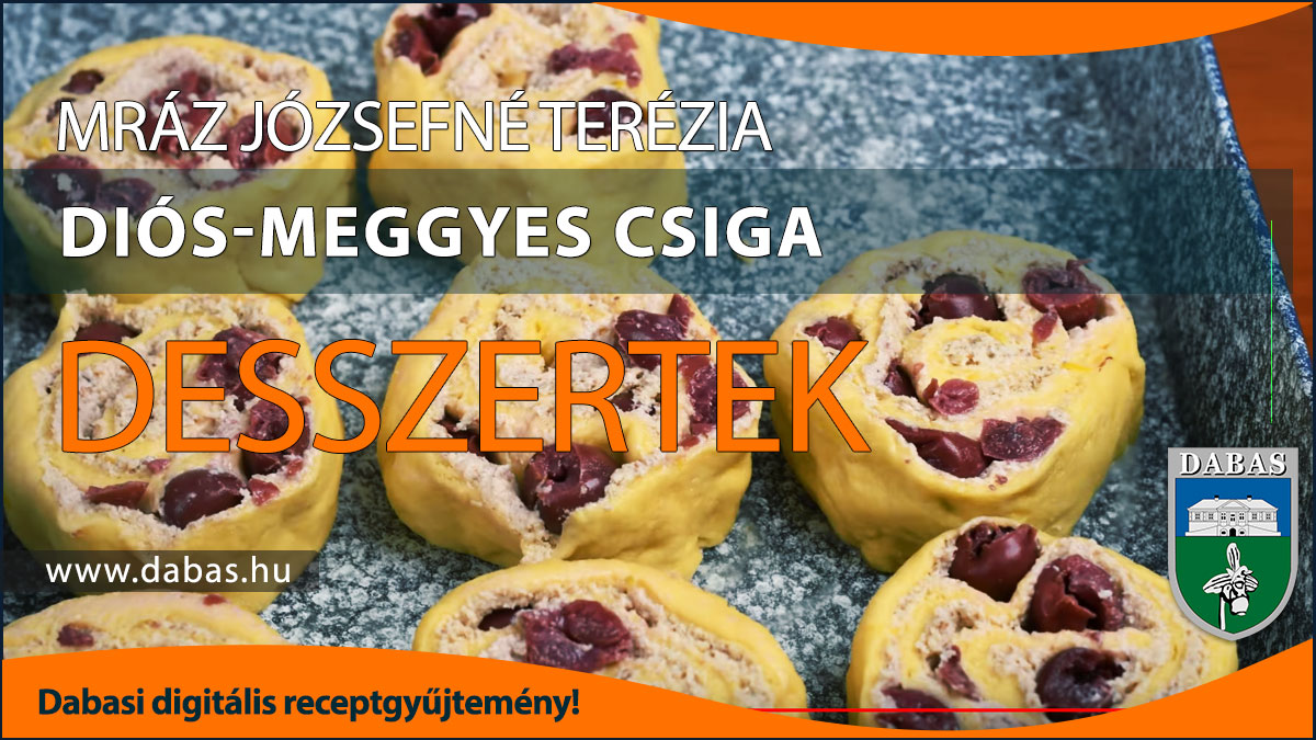 Mráz Józsefné Terézia - Diós-Meggyes csiga