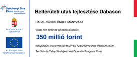 Belterületi utak fejlesztése Dabason
