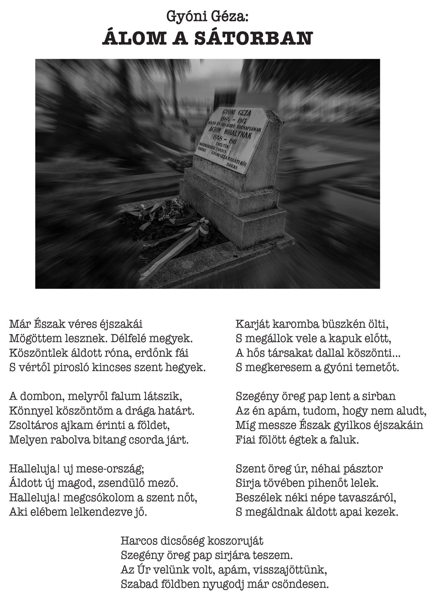 GYG Alom a satorban