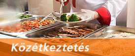 Közétkeztetés oldal megnyitása nyomógomb